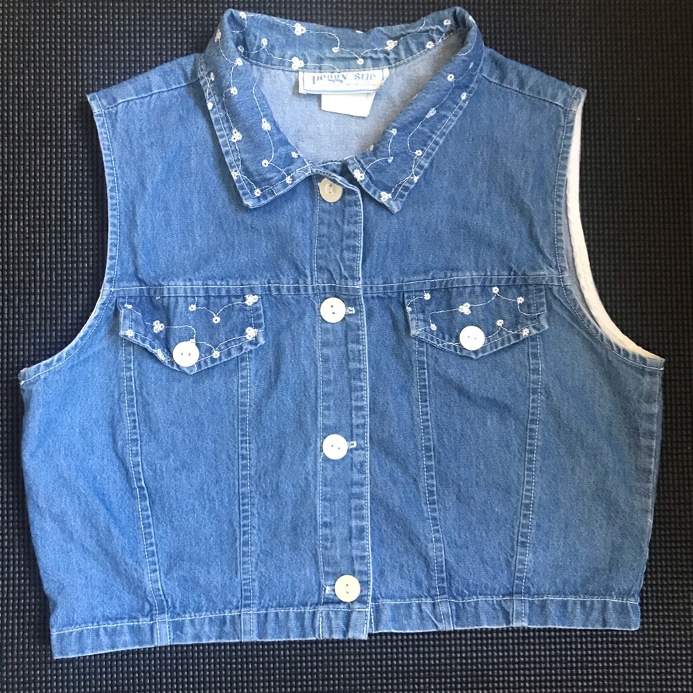 Vintage Jean Vest